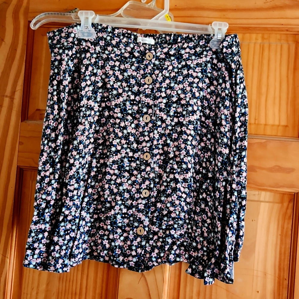 Maurices Floral Skirt